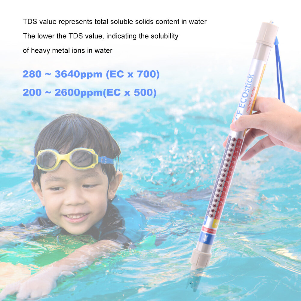 Bút Kiểm Tra Chất Lượng Nước Yieryi EC/Ppm/CF Máy Đo EC Làm Vườn