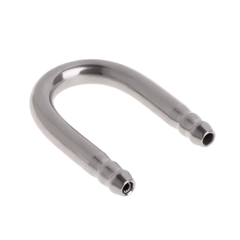 Aquarium Tube Air Fish Tank U Shape Stainless Steel CO2 Oxygen Aerator Connector