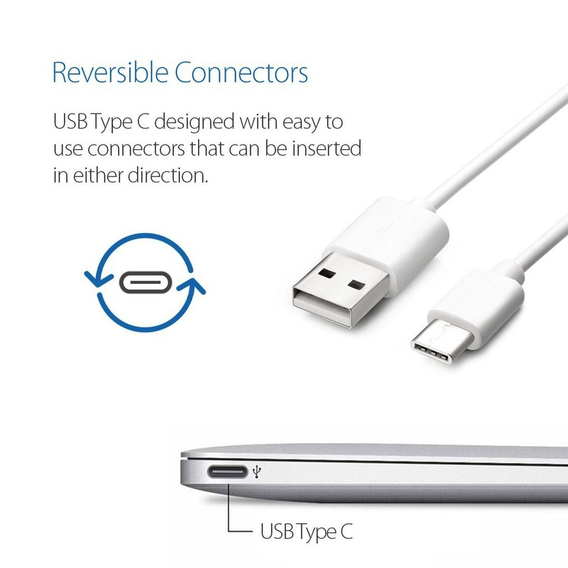 Cáp Sạc USB Cáp Sạc Loại C 2M 3M USB-C Dây Đồng Bộ Dữ Liệu Cho Điện Thoại Android