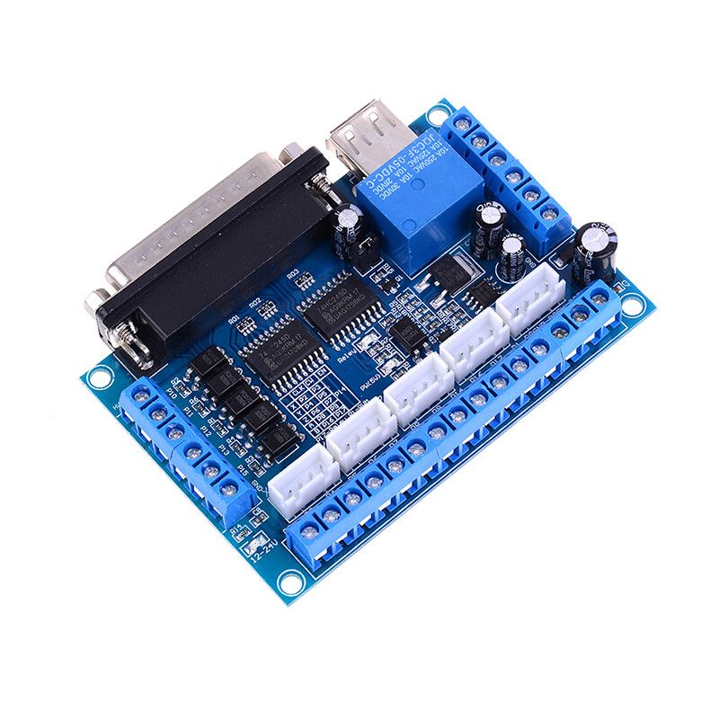 MACH3 CNC 5 axis interface breakout board for stepper motor driver CNC mill