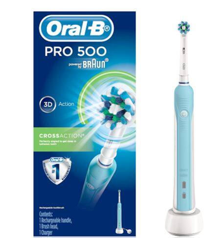 Vitality Plus Cross Action Electric Toothbrush by Oral-B - Blue