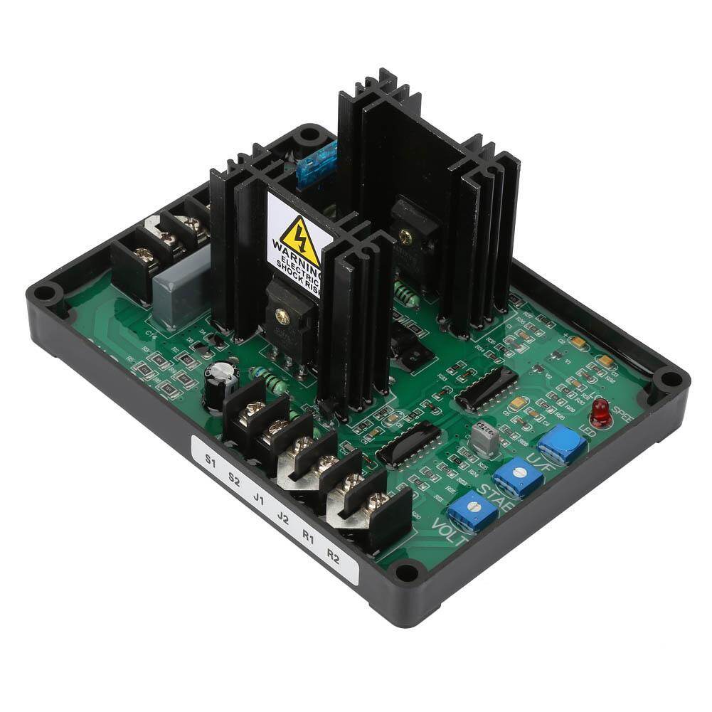 【Ready Stock】Automatic Voltage Regulator Module Frequency Protection EMI Suppression GAVR-20A Universal Automatic Voltage Regulator 20A Generator SX440 Generator Automatic Voltage Regulator Controller Phase Stabilizer