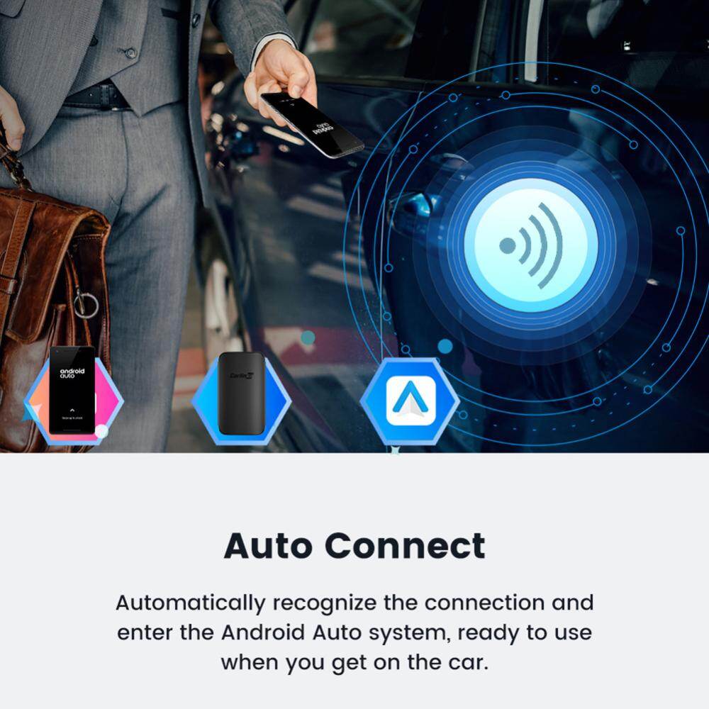 Carlinkit Wireless Carplay Adapter Fast Data Transmission Wired Android Auto To Wireless Auto Box Plug And Play Car Accessories