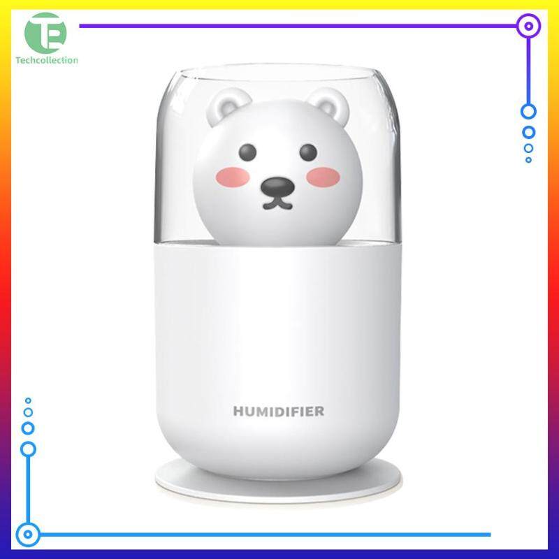 Cartoon Bear Air Humidifier 300ML Home Car USB Mist Maker with Night Lamp Singapore