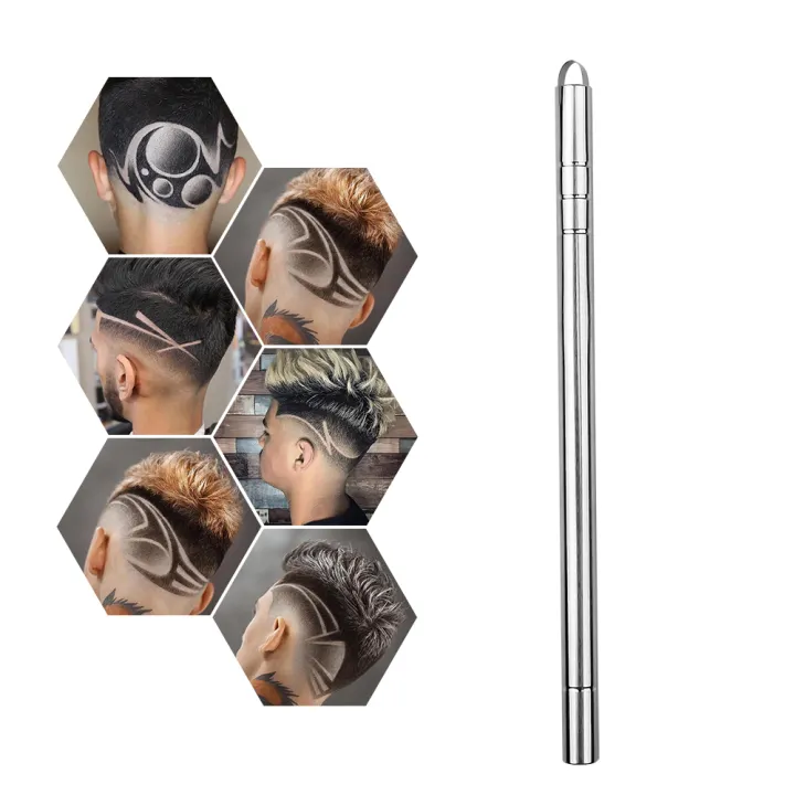 Beard Hair Styling Magic Engraved Razor Pen Shears Tattoo Barber
