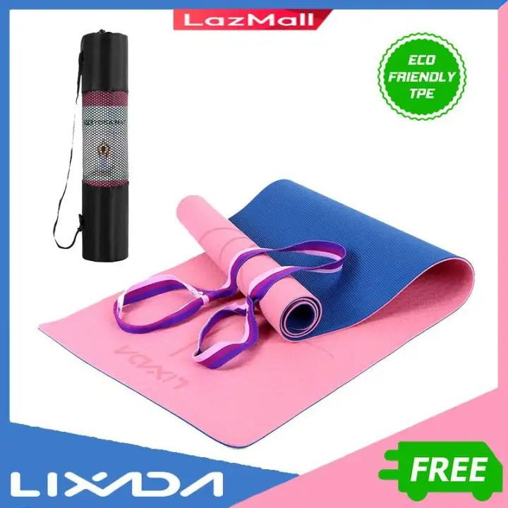 Lixada Non Slip Yoga Mat Certified Tpe Eco Friendly Lightweight