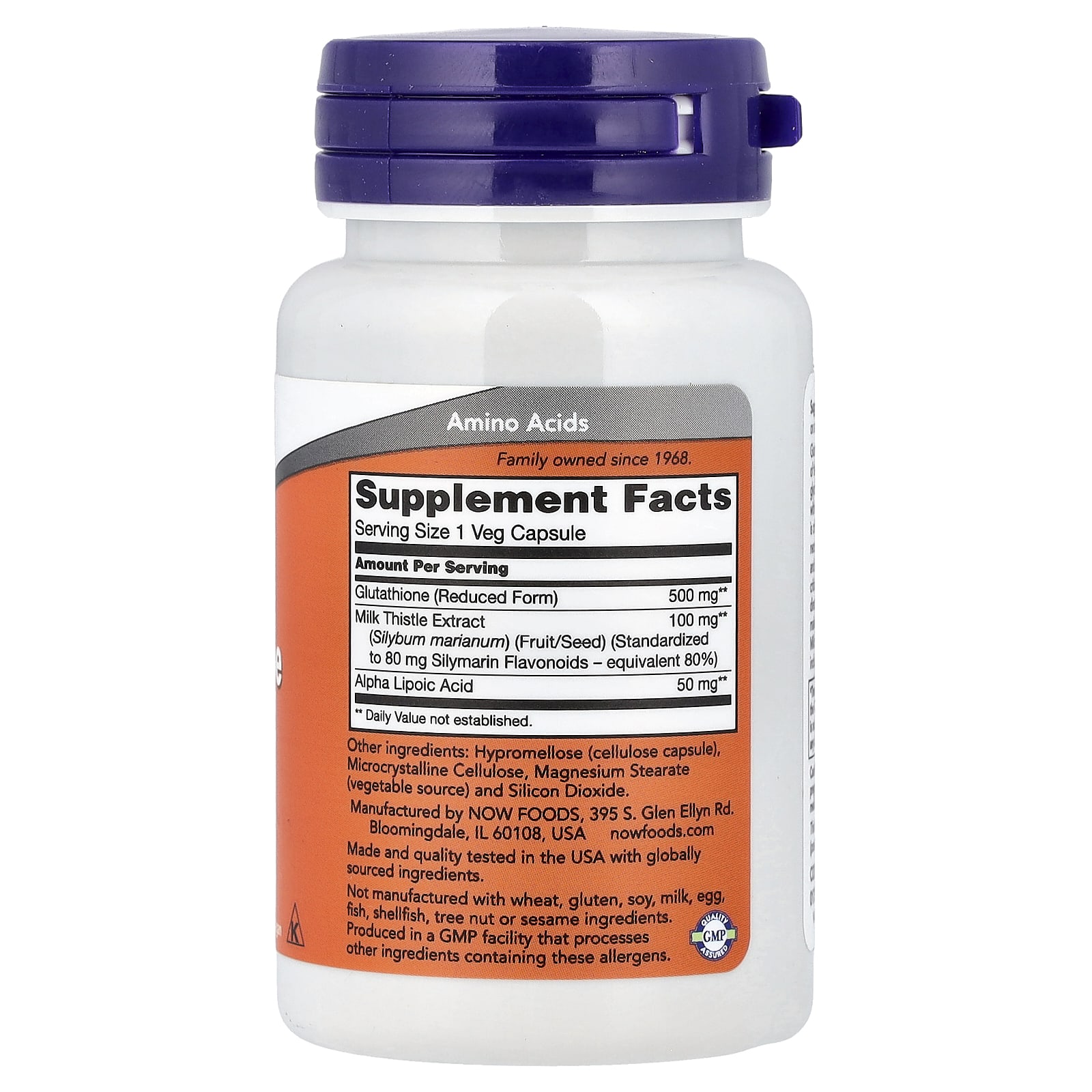 ✅Ready Stock✅ Now Foods, Glutathione, 500 mg, 30 / 60 Veg Capsules