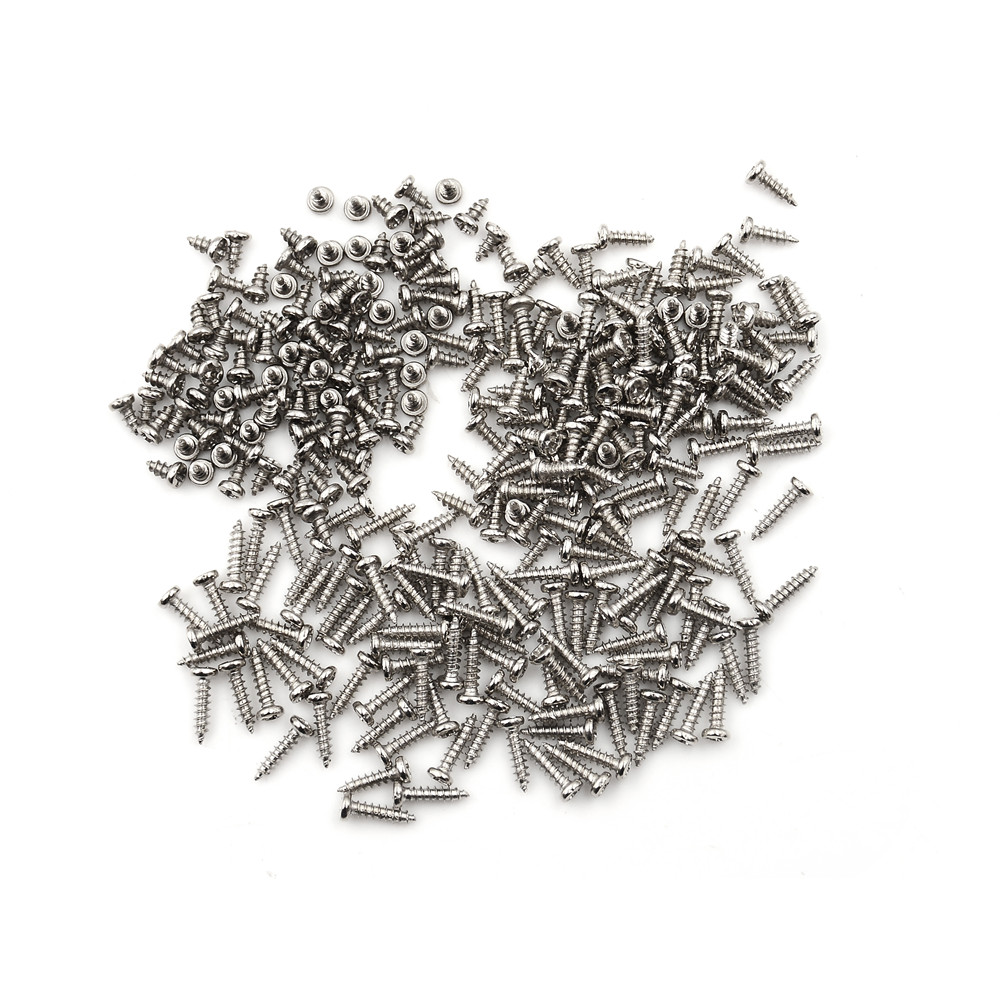 aiqinhaimaoyi 100pcs M2 Screw Thread Diameter Round Head Cross Screws Self Tapping Screw