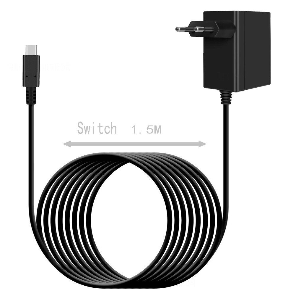 Ac Adapter Charger for Nintendo Switch Power Supply 15V 2.6A Fast Charging Kit for Switch Dock /switch Lite and Pro Controller