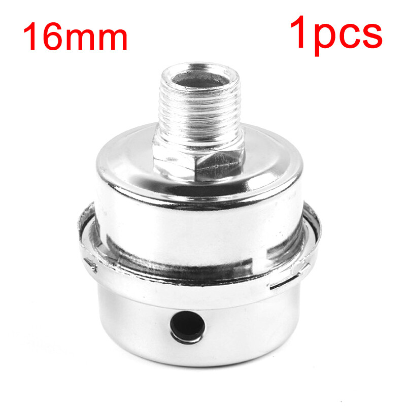 jiaoxing 13mm 16mm 20mm Air Compressor Metal Filter Oil-Free Muffler Air Filter Thread