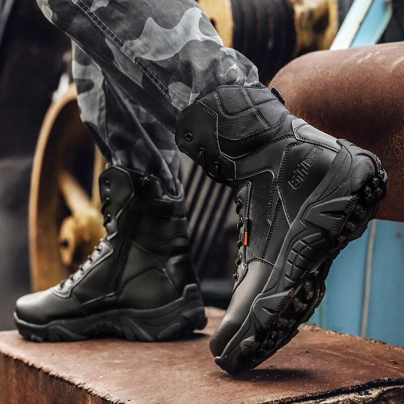breathable combat boots