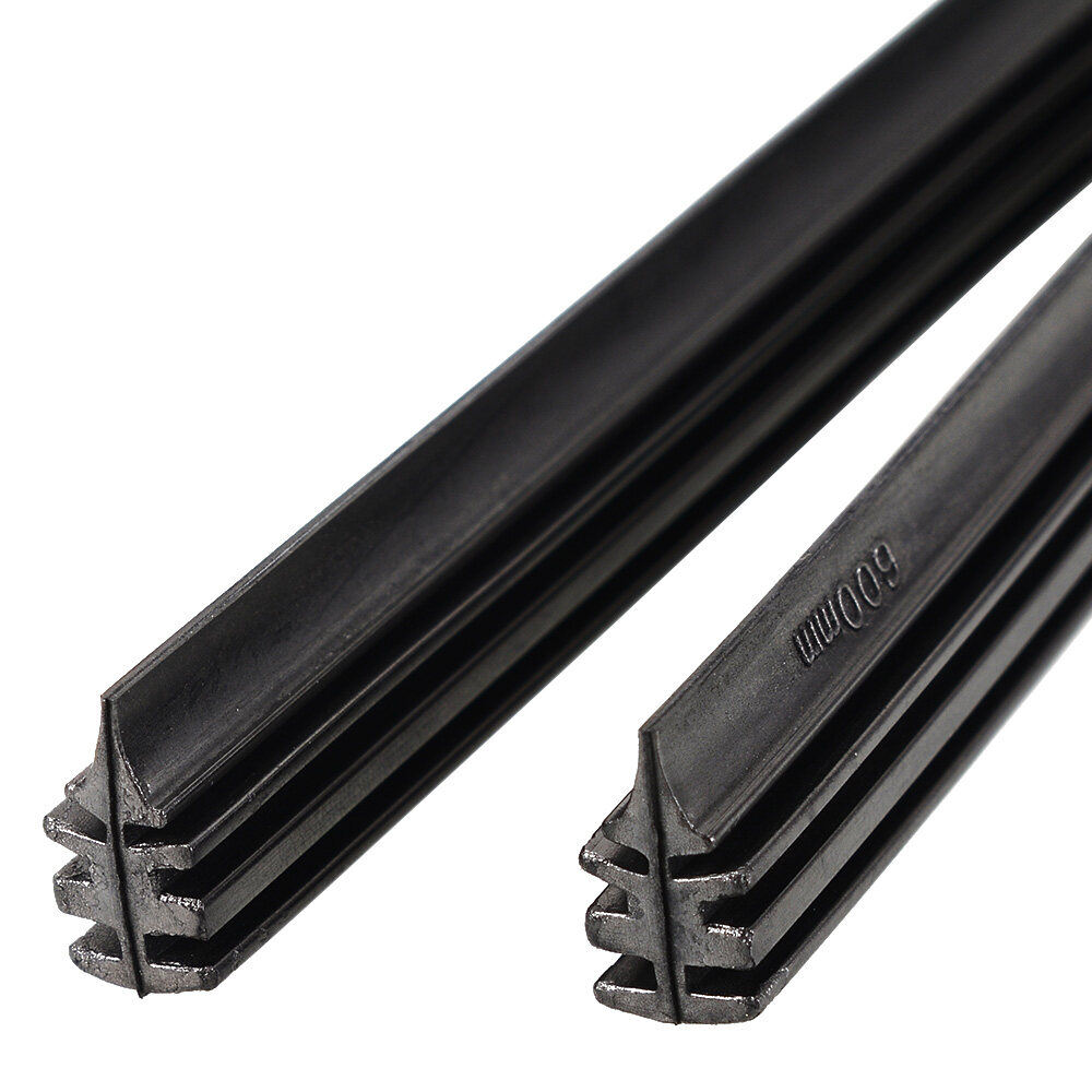 BOKALI 2 Chiếc Lưỡi Gạt Nước Kính Chắn Gió Không Khung Bằng Cao Su Thông Dụng 28 Inch 6Mm Thay Thế