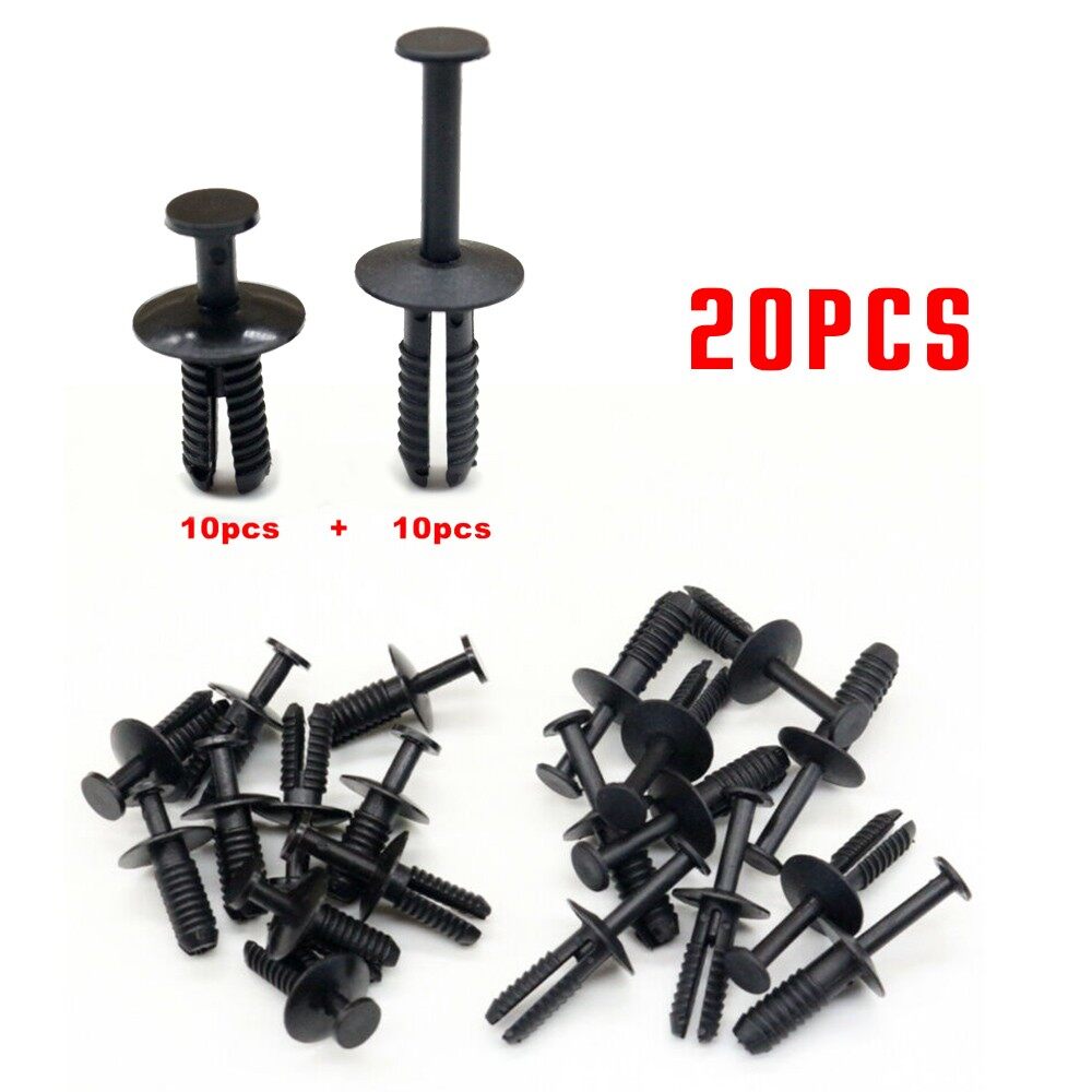 【R-EP】 Đinh Tán Mở Rộng Màu Đen Cho BMW E30 E39 E46 E53 E60 Nhựa Hữu Ích
