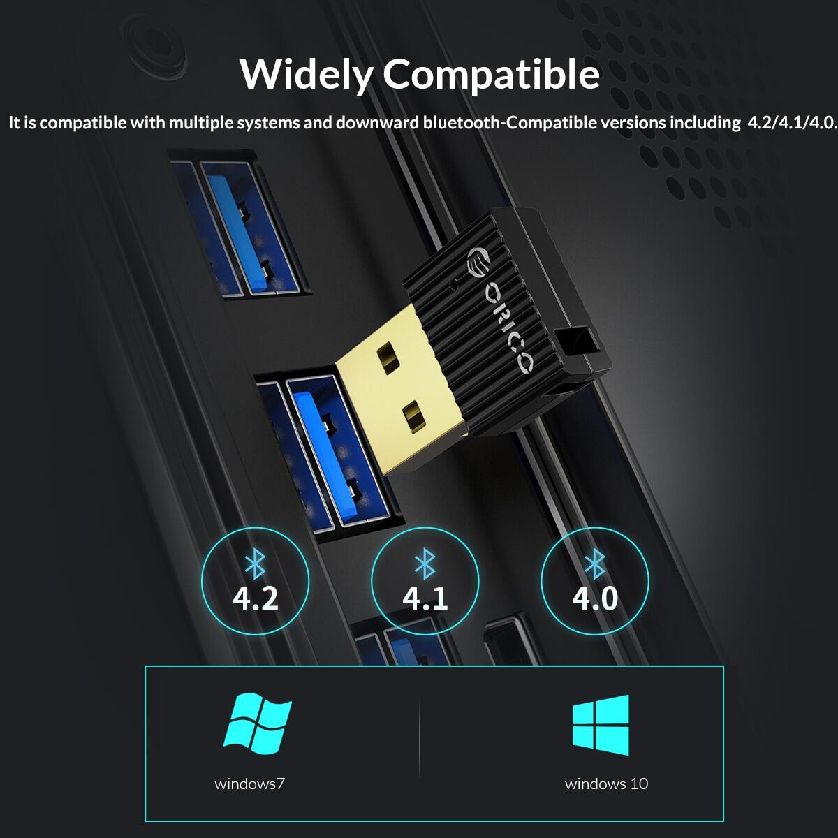 ORICO USB Bluetooth 5.0 Bộ Chuyển Đổi Thiết Bị Ngoại Vi Chuột Không Dây Mini Bộ Phát Nhạc Thiết Bị Thu Nhận Âm Thanh Cho Loa Máy Tính Chuột Máy Tính Xách Tay