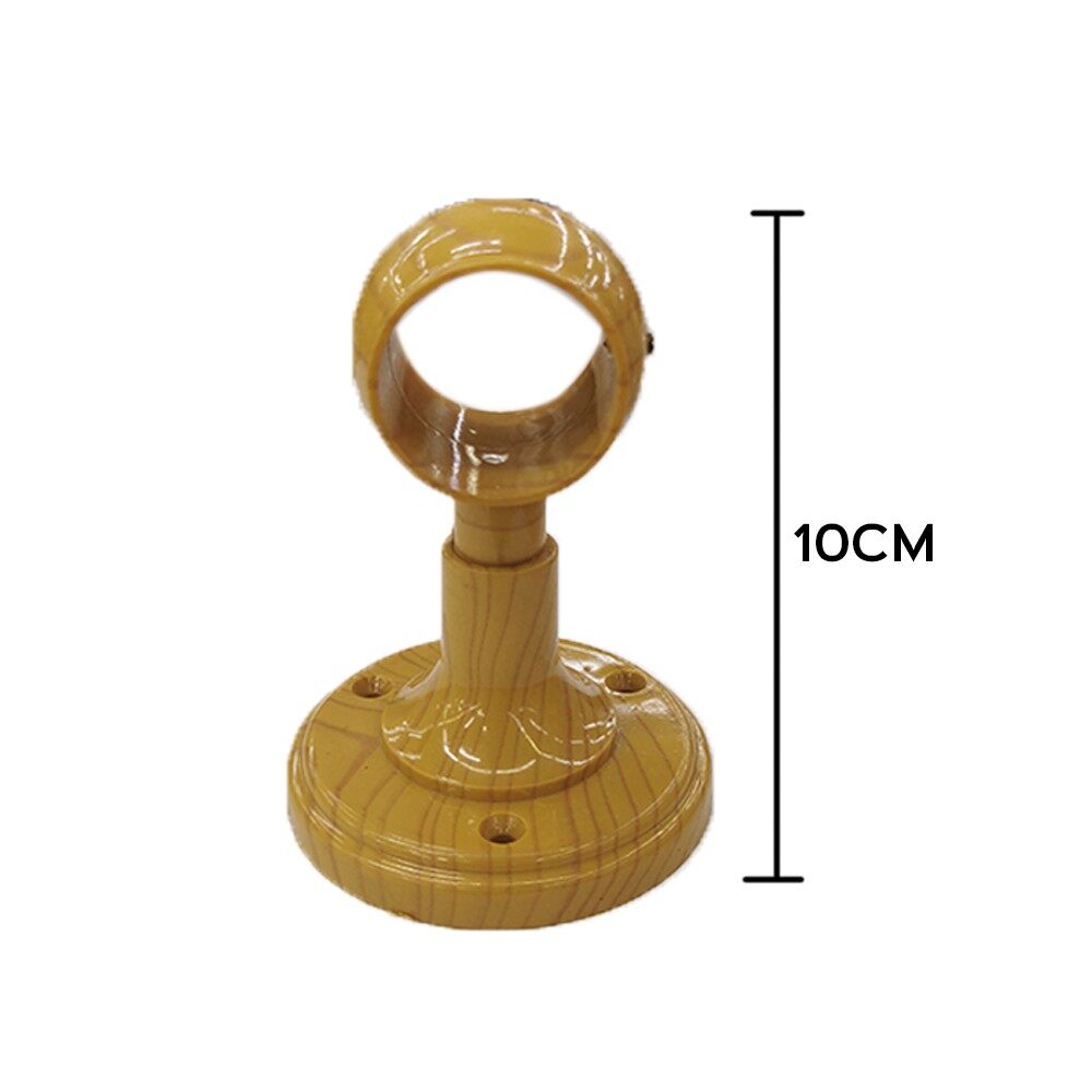 28mm Rod Bracket and End Cap Langsir Color Dark Brown Light Brown Warna