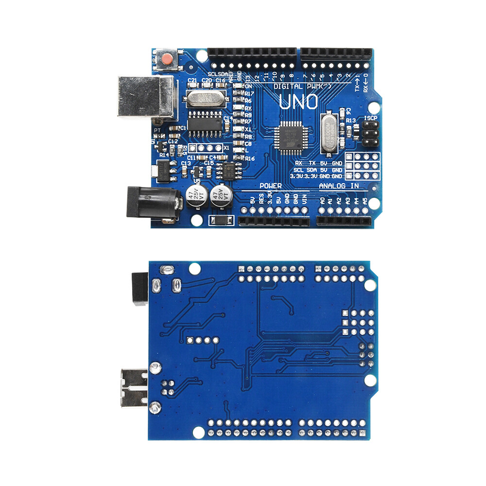Bo Mạch Điều Khiển USB UNO R3 ATmega328P CH340G & Cáp USB Miễn Phí Tự Làm