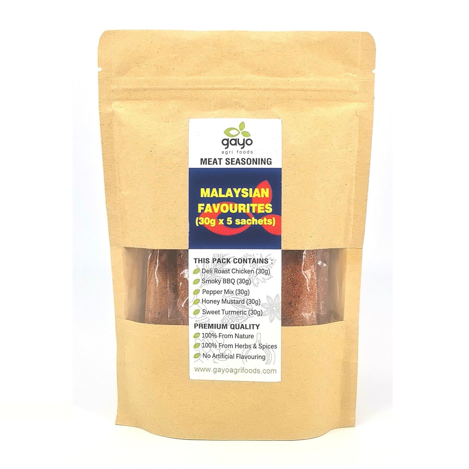 [Seasoning] Malaysian Favourites 5 in 1 (5 x 30g) Lazada