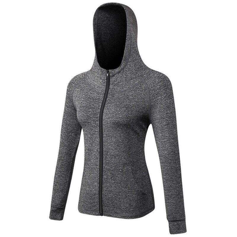 running zip up hoodie