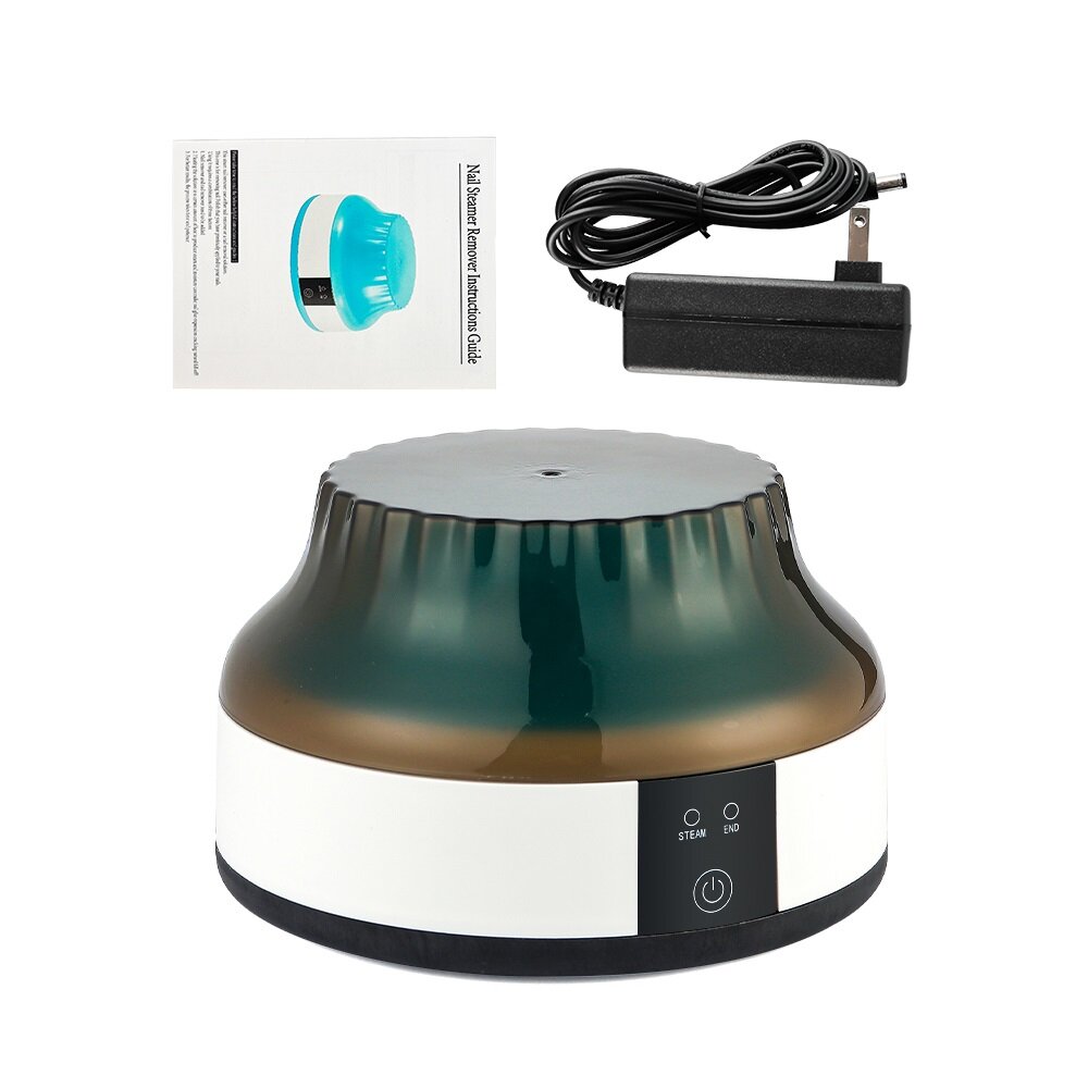 Foreverlily Steam Polish Removal Device Steam Remove Nails Smart Touch Panel Polish Removal Tool