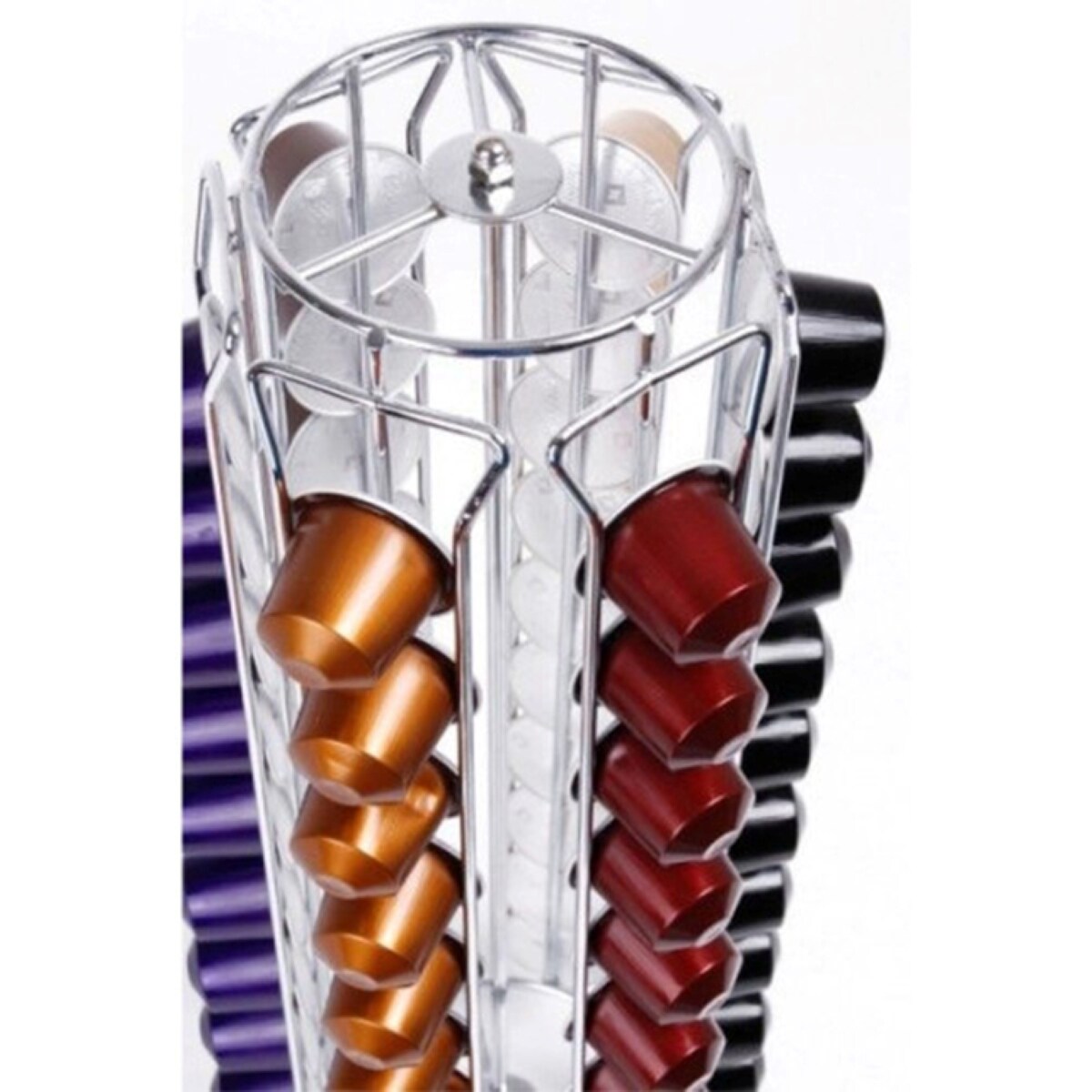 {hot} nespresso classic coffee capsule rack desktop storage organizer 60pcs