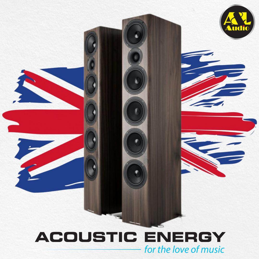 ACOUSTIC ENERGY AE520 FLOORSTAND SPEAKER-WALNUT