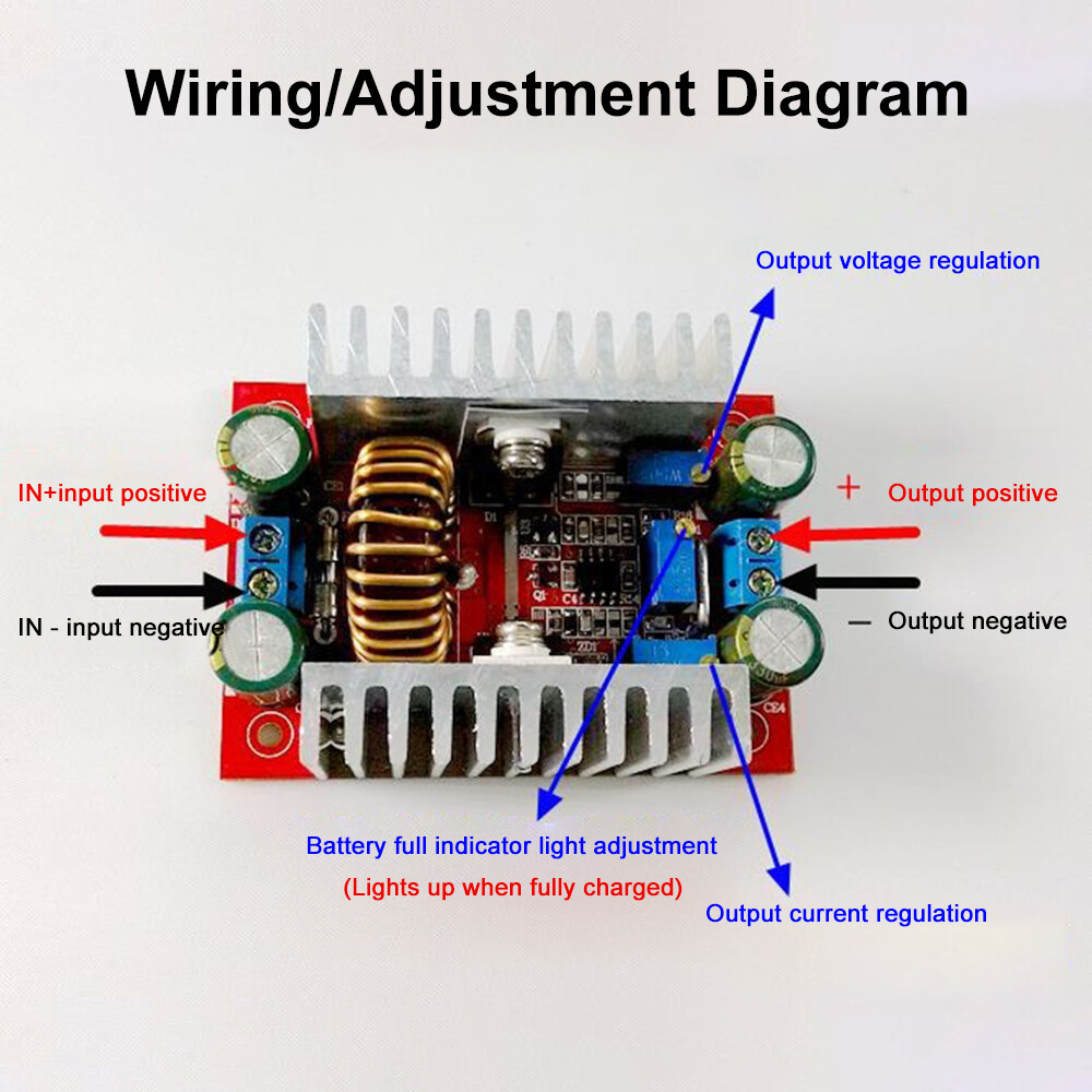 diymore DC-DC 10A High Power Step-down Constant Voltage Constant Current Power Module 150W