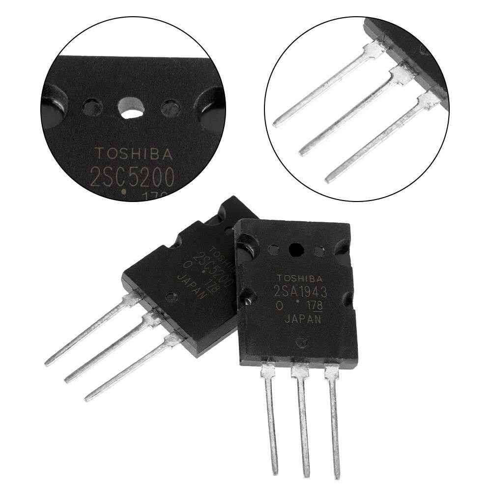 5 Cặp Bóng Bán Dẫn Âm Thanh Đen 2sa743 2sc5200 Bóng Bán Dẫn Âm Thanh Phù Hợp Công Suất Cao