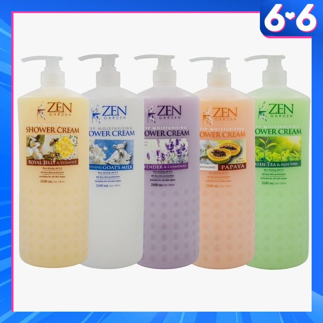 ZEN GARDEN Deep Moisturising Shower Cream 2100ml Lazada
