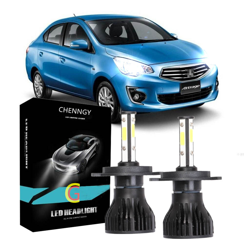 Đèn pha led dành cho mitsubishi attrage năm 2013 2014 2015 2016 2017 2018 2019 - 2 chiếc, bóng đèn pha