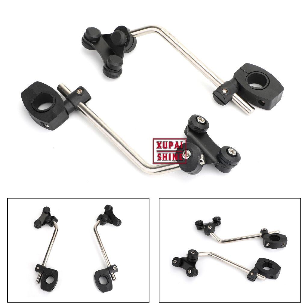 Universal Windscreen Bracket holder 7/8" 22mm Standard Handlebar Windshield Mount Clamp Black