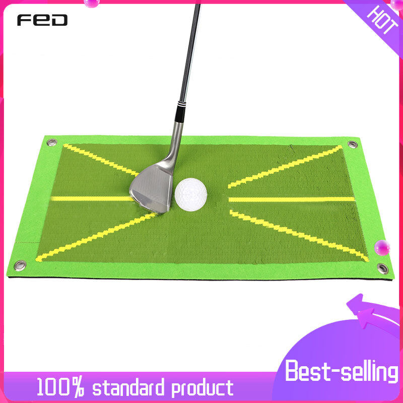 FED【COD】Golf swing track mat Golf swing practice mat Strike mark direction detection