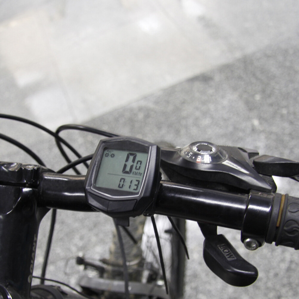Honrane Sunding Waterproof Bicycle Odometer LCD Digital Display Ride Wired Speedometer