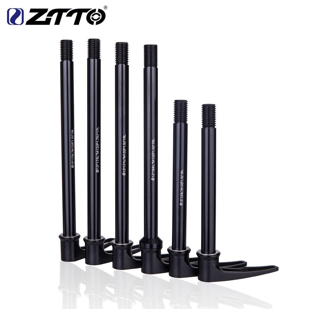 ZTTO MTB Thru axle Road Bike Shaft DT structure Skewers 12mm Wheel Axis Hub Shaft rear 12x142 12x148 Front 12x100 fork