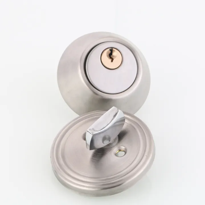 Door Knob Lockset With 3 Keys Privacy Handle Bedroom Bathroom