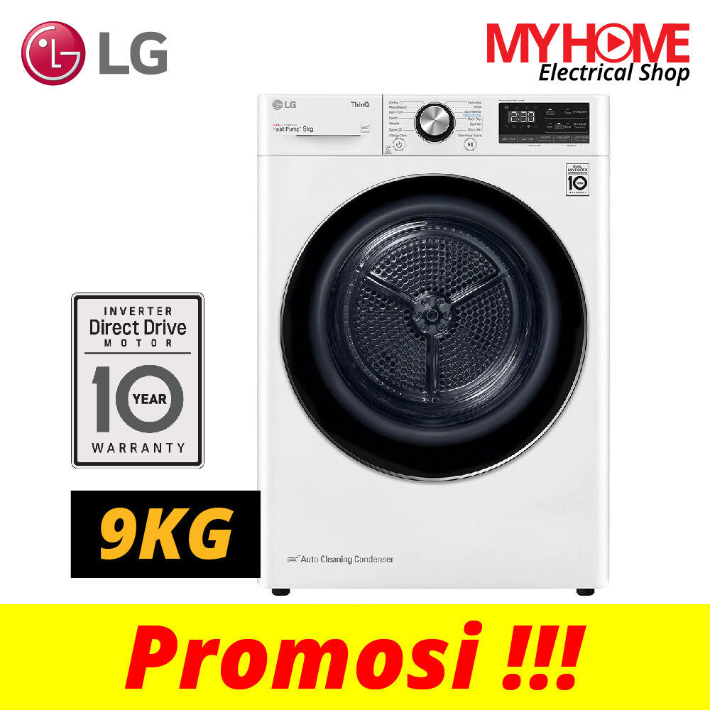 COURIER SERVICE) LG VD-H9066WS 9KG DUAL INVERTER HEAT PUMP DRYER | Lazada