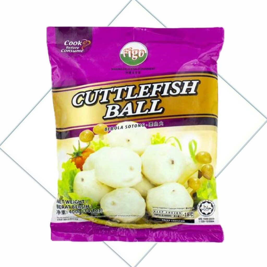 FIGO CUTTLEFISH BALL (500G) 墨鱼丸 | Lazada