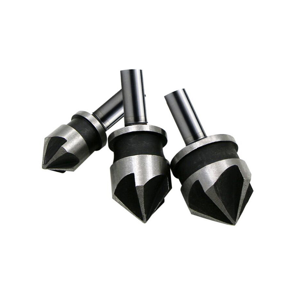3Pcs Hex Countersink Boring Set 12mm/16mm/19mm for Wood Metal Quick Change Drill Bit Tools Hexagonal Shank Carbon Steel