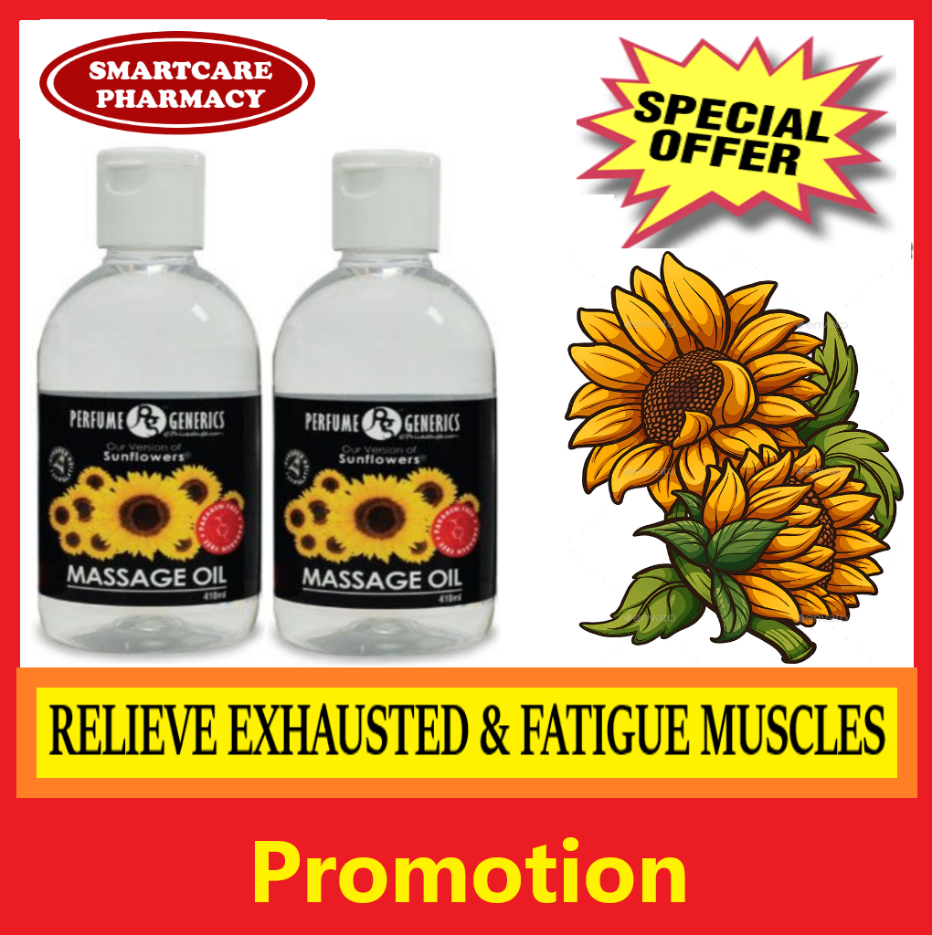 PG Sunflower Massage Oil 410ml x 2 bottle Lazada