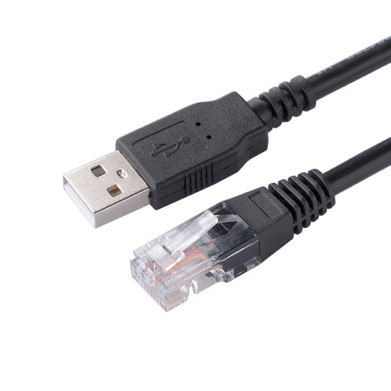 Industrial Grade USB-ETH USB Convert To Ethernet Programming Cable For Siemens HMI S7-200 Smart S7-1200/1500 FX5U Series PLC