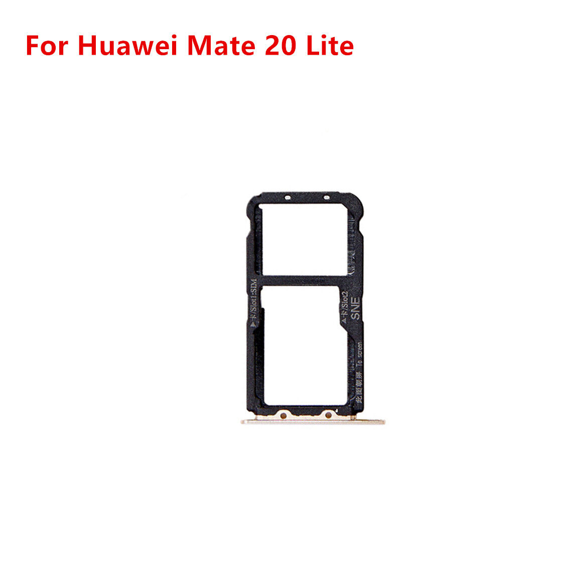 Sim Tray Card Holder For Huawei Mate 20 / 20Lite Sim Card Adapter SIM Card with Micro SD Card Holder Slot Tray Adapter Replacement Part