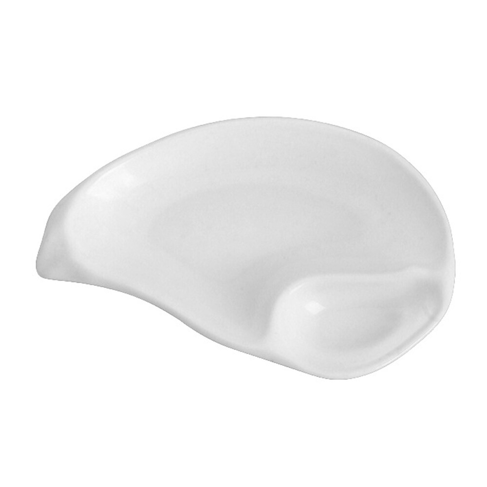 Mango Shaped Dumpling Plate Creative Divided PP Tray Snack Dipping Sauce Platter Seasoning Dish Household Fruit Plates Kitchen Tableware
