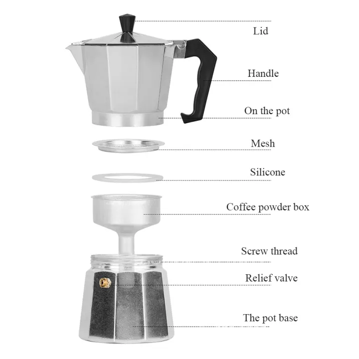 coffee mocha coffee maker pot moka filter italian espresso coffee maker percolator tool percolator pot stove accessories