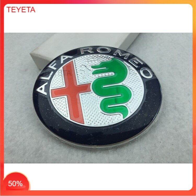 TEYETA 1pcs 74mm ALFA ROMEO Car Logo emblem Badge sticker for Mito147 ...