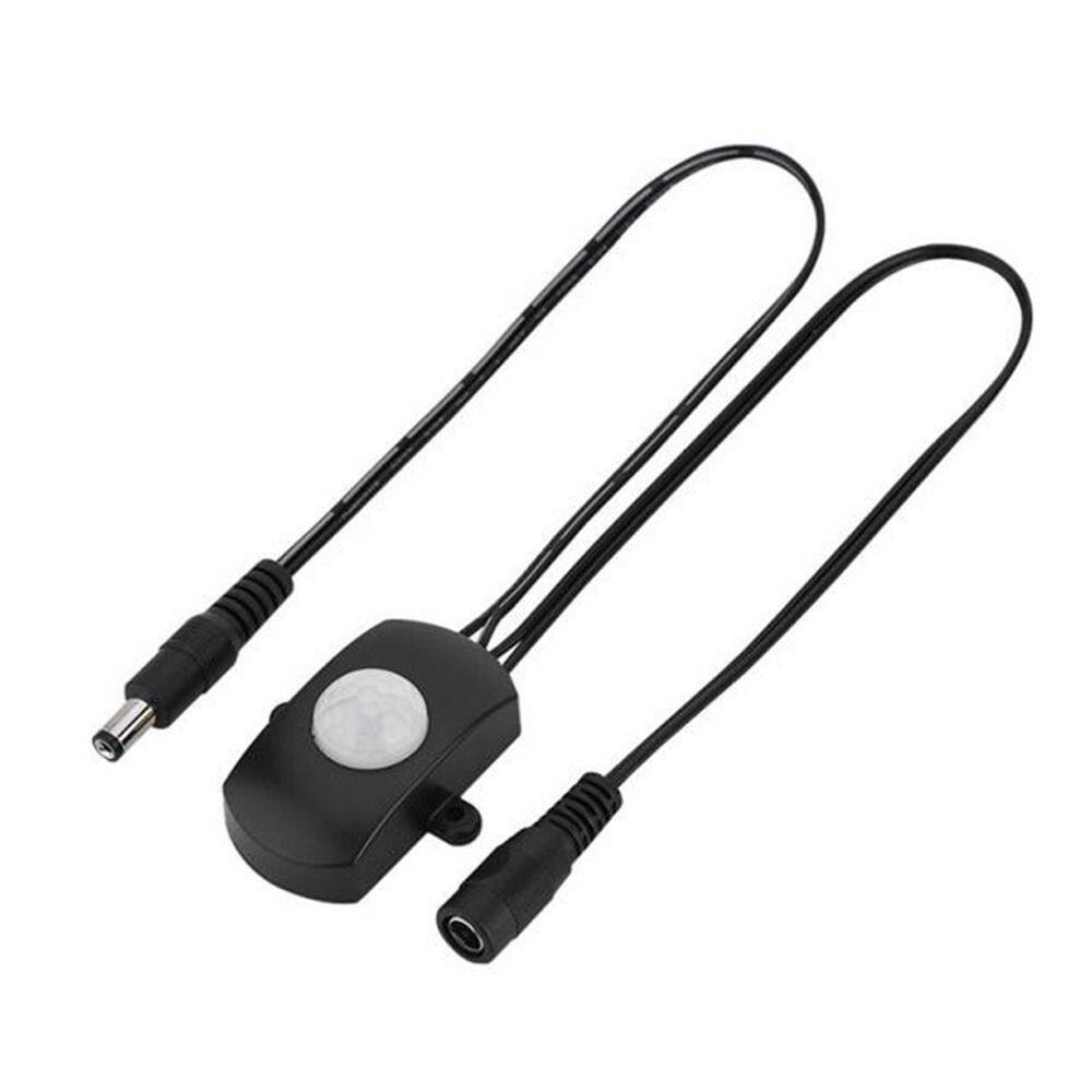 DAAJBA 5V/12V/24V Tự động Cổng DC Với hồng ngoại Cho dải đèn LED Công tắc máy dò Cảm biến chuyển động của con người Công tắc tự động Chuyển động PIR hồng ngoại cơ thể Công tắc đèn Công tắc cảm biến chuyển động PIR Công tắc cảm biến DC