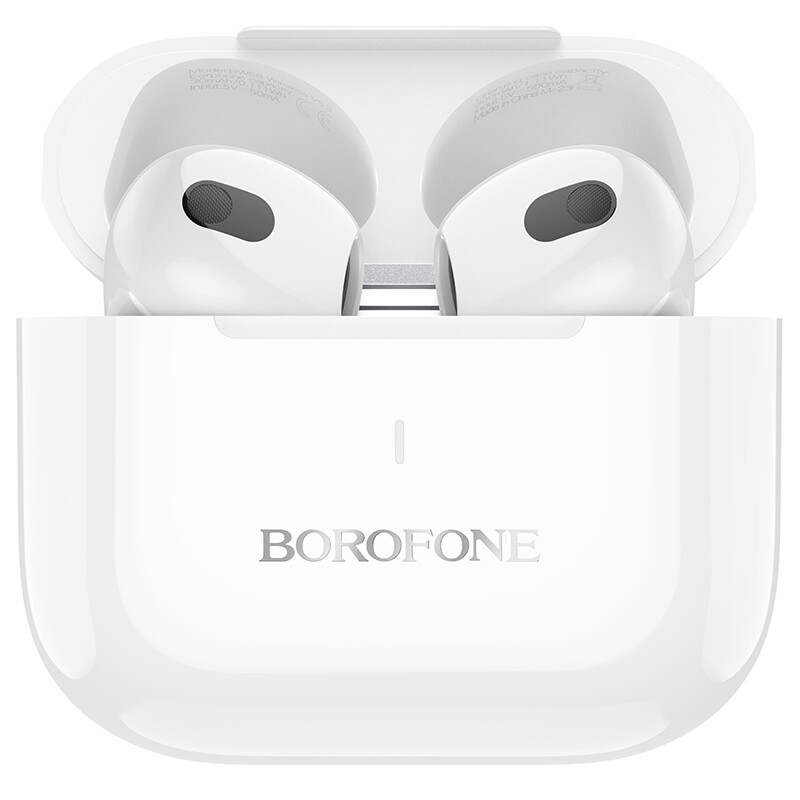 Borofone bw58 không dây chuẩn TWS Tai nghe Tai nghe bluetooth bt5.3 với microphone Điều khiển bằng cảm ứng Earbuds âm thanh nổi HD Bộ tai nghe thể thao cho IOS Android Xiaomi Huawei Oppo Vivo Sumsung tất cả điện thoại thông minh phổ