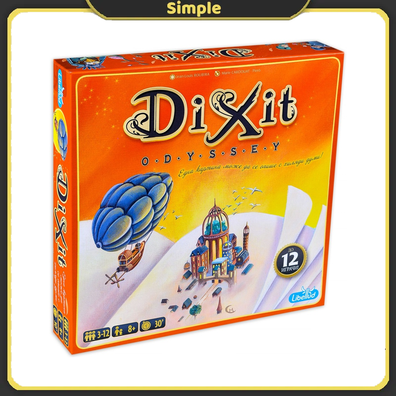 Dixit Odyssey Board Game For 3-12 players Family Party Game