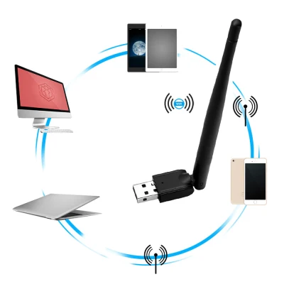 Mini Wireless Network Card MT7601 150M External WiFi Receiver USB 2.0 WiFi Antenna LAN Adapter Dongle