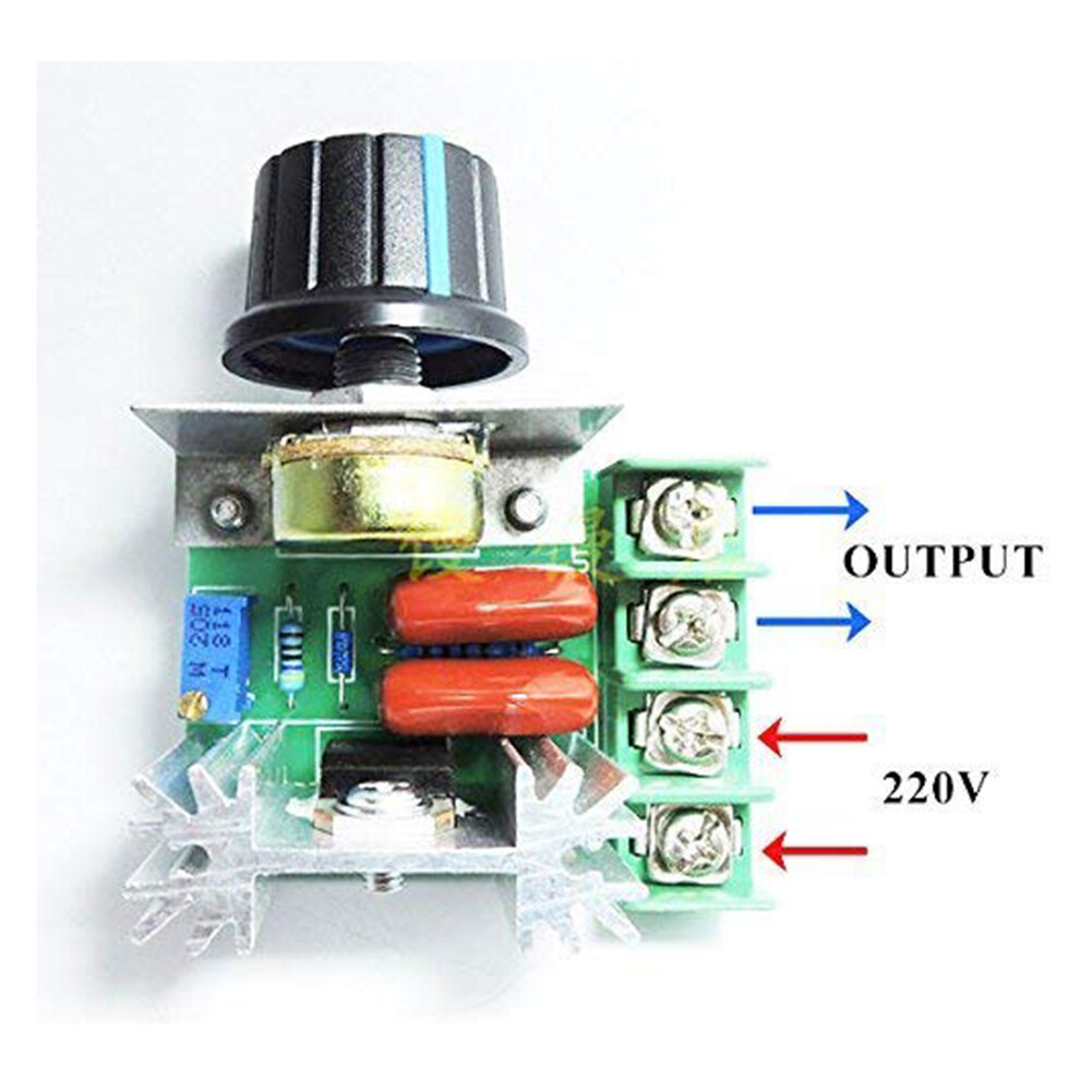 2000W SCR Electronic Voltage Regulator Dimmer Motor Speed Controller Module