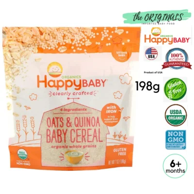Happy Family Organics, Clearly Crafted, Oats & Quinoa Baby Cereal, 7 oz (198 g)