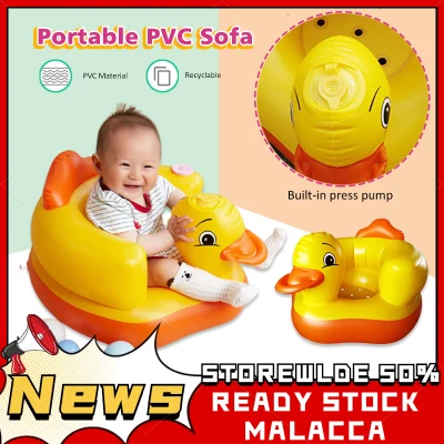 Baby Seat Inflatable Sofa baby Chair Sofa Dining Pushchair PVC safe Infant Comfortable Sofas Bayi Infant Dining Lunch Chair Learn Stool Pillow Cushion